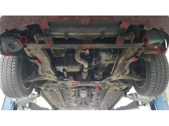 Ocelový kryt motoru Alfa Romeo 159 (2004-2011)Alfa Romeo 159