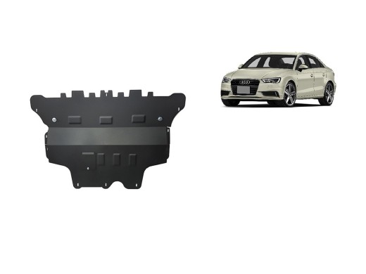 Ocelový kryt motoru Audi A3 (8V) (2012-2020)Audi A3