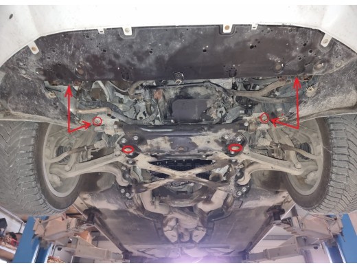 Ocelový kryt motoru Audi A4 B9 (2016-2025)Audi A4