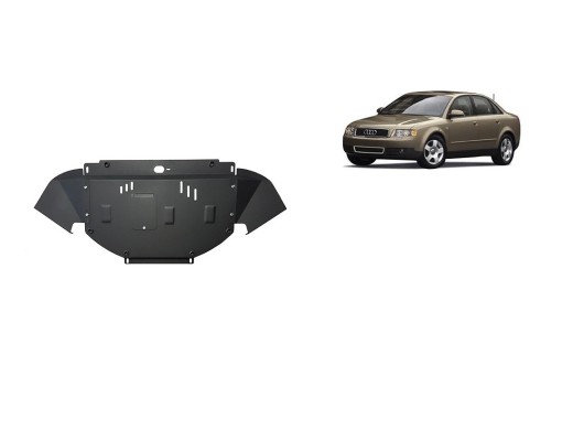 Ocelový kryt motoru Audi A4 B6, 1.9 Tdi (1999-2005)Audi A4