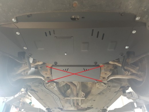 Ocelový kryt motoru Audi A4 B6, 1.9 Tdi (1999-2005)Audi A4