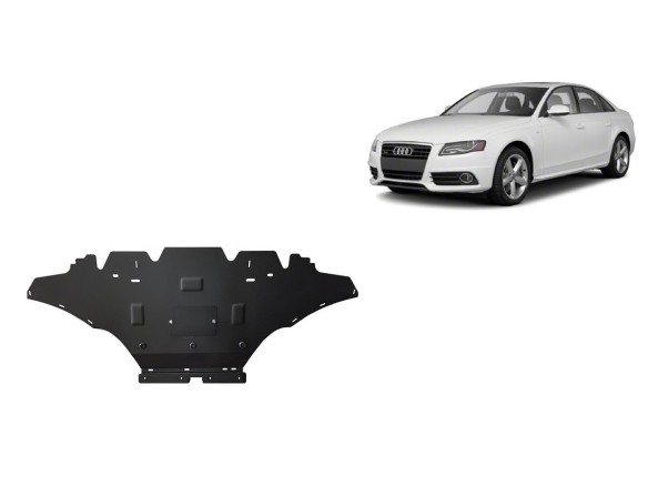 Ocelový kryt motoru Audi A4 B8 All Road, benzin (2008-2014)Audi Allroad