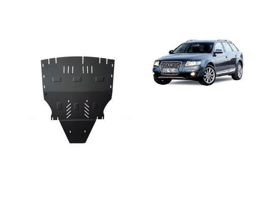 Ocelový kryt motoru Audi A6 Allroad 2 - bez boků (2005-2011)Audi Allroad
