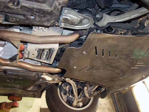 Ocelový kryt motoru Audi A6 Allroad 2 - bez boků (2005-2011)Audi Allroad