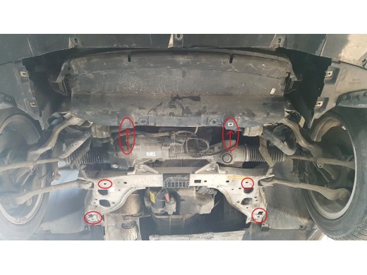 Ocelový kryt motoru BMW Seria 1 E81,E87 (2004-2011)BMW Seria 1