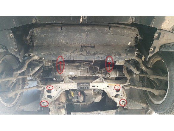 Ocelový kryt motoru BMW Seria 1 E81,E87 (2004-2011)BMW Seria 1