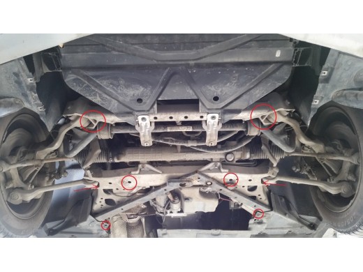 Ocelový kryt motoru BMW Seria 3 E90/91 (2004-2011)BMW Seria 3