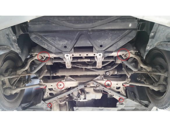 Ocelový kryt motoru BMW Seria 3 E90/91 (2004-2011)BMW Seria 3