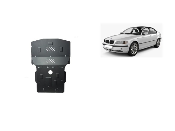 Ocelový kryt motoru BMW Seria 3 E46 - benzin (1998-2005)BMW Seria 3