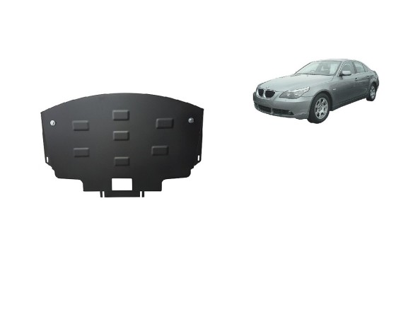 Ocelový kryt motoru BMW Seria 5 E60/E61 standardní přední nárazník (2003-2010)BMW Seria 5