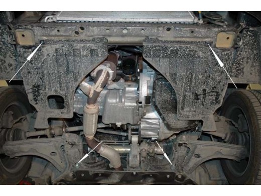 Ocelový kryt motoru Chevrolet Lacetti / Nubira (2004-2009)Chevrolet Lacetti