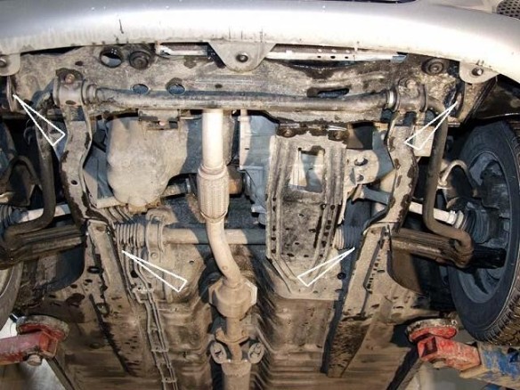 Ocelový kryt motoru Chevrolet Spark (2005-2009)Chevrolet Spark