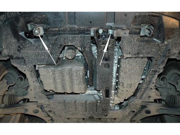 Ocelový kryt motoru Citroen Aircross (2012-2017)Citroen Aircross