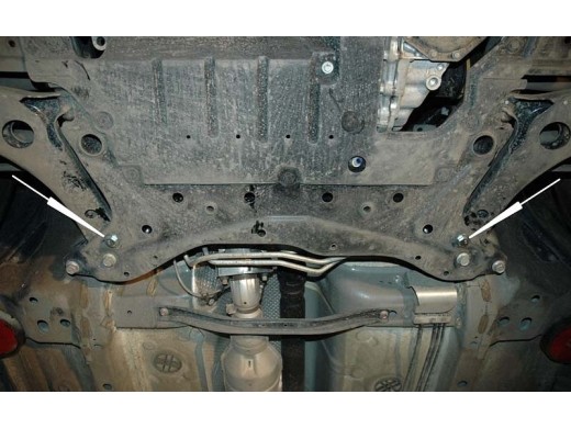 Ocelový kryt motoru Citroen C - Crosser (2007-2012)Citroen C - Crosser