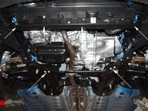 Ocelový kryt motoru Citroen C3 Picasso (2009-2017)Citroen C3