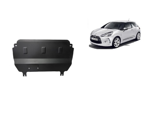 Ocelový kryt motoru Citroen DS3 (2009-2025)Citroen DS3
