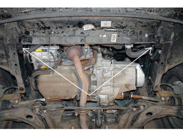 Ocelový kryt motoru Citroen DS3 (2009-2025)Citroen DS3