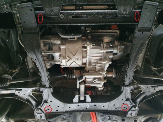 Ocelový kryt motoru Dacia Spring (2021-2025)Dacia Spring