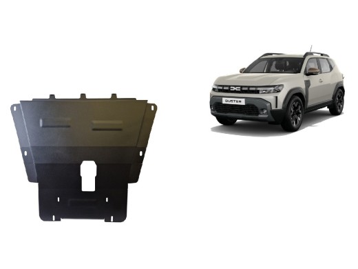 Ocelový kryt motoru Dacia Duster - 4x2 (2024-2025)Dacia Duster