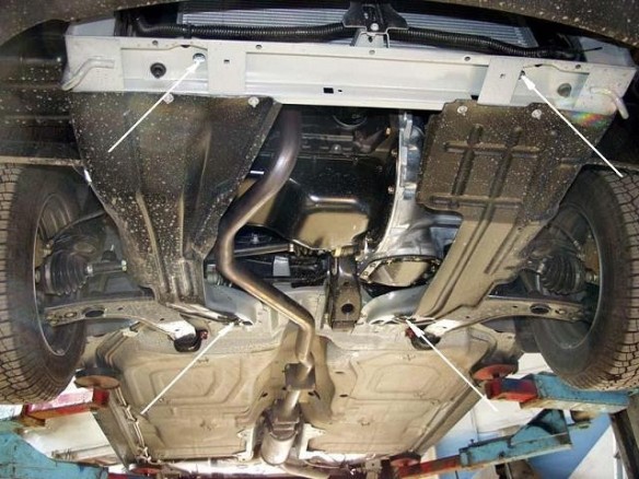 Ocelový kryt motoru Daewoo Espero (1991-1999)Daewoo Espero