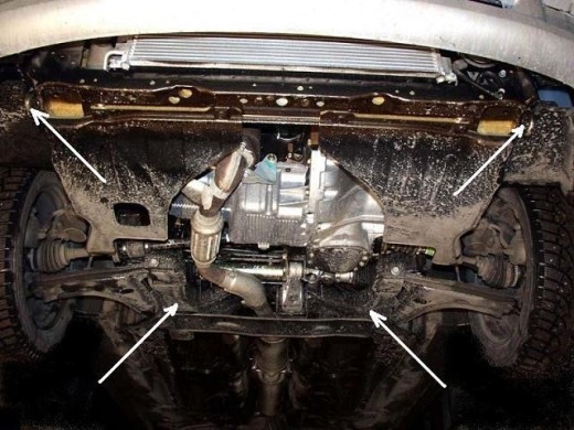 Ocelový kryt motoru Daewoo Nubira (2003-2009)Daewoo Nubira