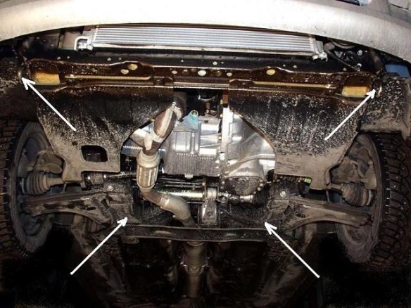 Ocelový kryt motoru Daewoo Nubira (2003-2009)Daewoo Nubira