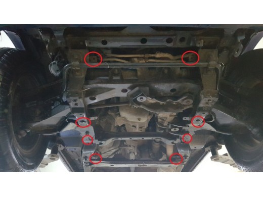 Ocelový kryt motoru Daihatsu Terios (1997-2006)Daihatsu Terios