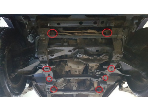 Ocelový kryt motoru Daihatsu Terios (1997-2006)Daihatsu Terios