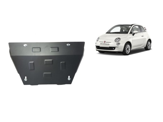 Ocelový kryt motoru Fiat 500 (2007-2025)Fiat 500