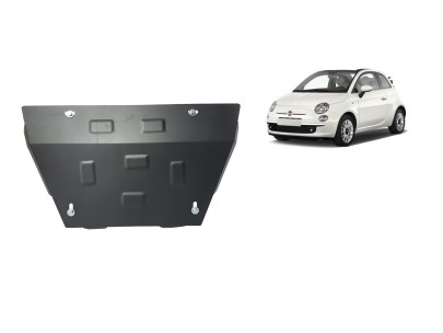 Ocelový kryt motoru Fiat 500 S (2007-2026)