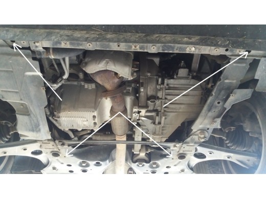 Ocelový kryt motoru Fiat Doblo (2010-2022)Fiat Doblo