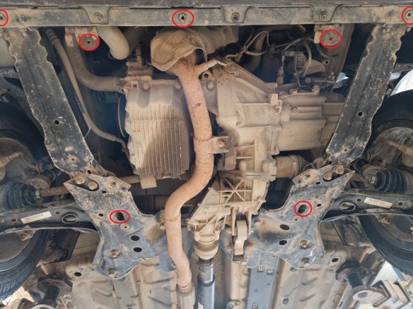 Ocelový kryt motoru Fiat Panda 4x4 (2011-2025)Fiat Panda