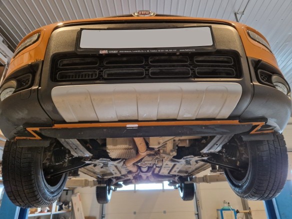 Ocelový kryt motoru Fiat Panda 4x2 (2011-2025)Fiat Panda