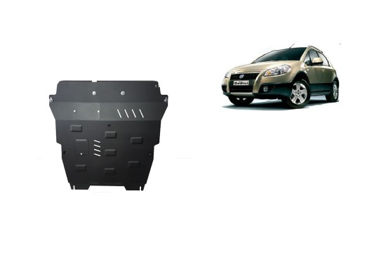 Ocelový kryt motoru Fiat Sedici (2005-2014)Fiat Sedici