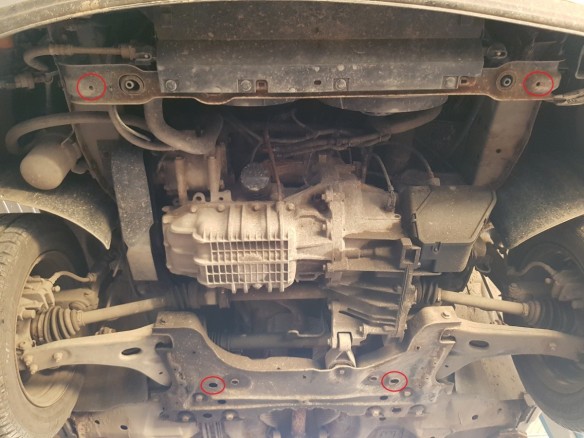 Ocelový kryt motoru Ford Focus 1 (1998-2004)Ford Focus