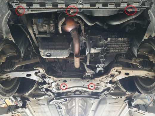 Ocelový kryt motoru Ford Focus 2 (2004-2010)Ford Focus