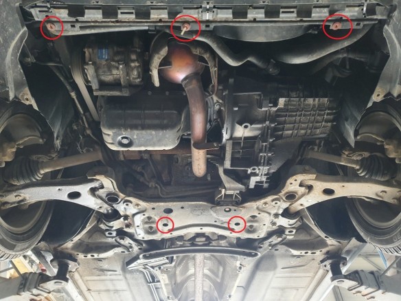 Ocelový kryt motoru Ford Focus 2 (2004-2010)Ford Focus