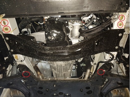 Ocelový kryt motoru Ford Transit (2013-2020)Ford Transit