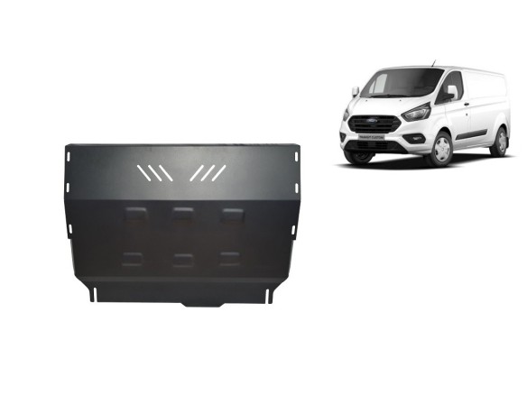 Ocelový kryt motoru Ford Transit Custom - FWD (2020-2023)Ford Transit Custom