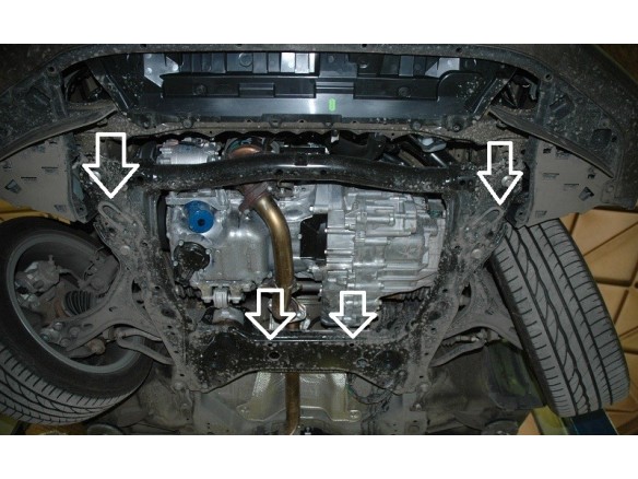 Ocelový kryt motoru Honda Civic (berlin) (2005-2015)Honda Civic