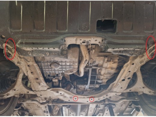 Ocelový kryt motoru Honda CR-V (2002-2007)Honda CR-V