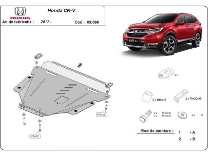 Ocelový kryt motoru Honda CR-V (2017-2022) 2