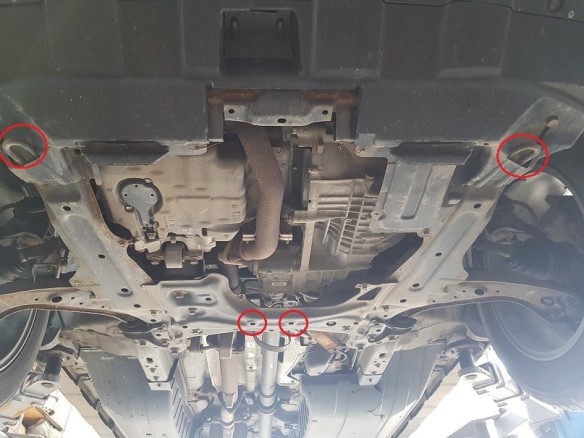 Ocelový kryt motoru Honda CR-V (2007-2012)Honda CR-V