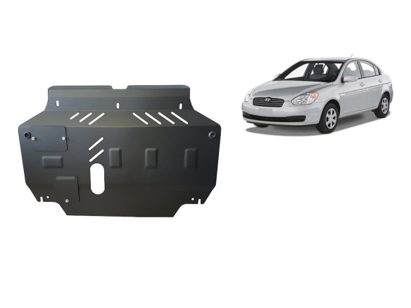 Ocelový kryt motoru Hyundai Accent (2005-2010)Hyundai Accent