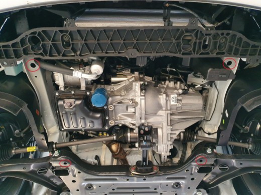 Ocelový kryt motoru Hyundai i20 (2015-2020)Hyundai i20