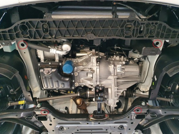 Ocelový kryt motoru Hyundai i20 (2015-2020)Hyundai i20