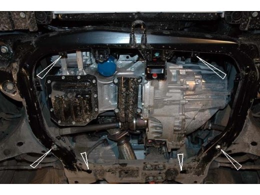 Ocelový kryt motoru Hyundai I30 (2007-2011)Hyundai i30