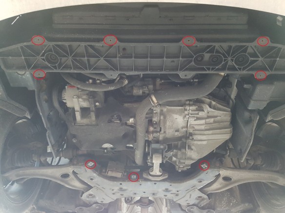 Ocelový kryt motoru Hyundai i40 (2015-2019)Hyundai i40