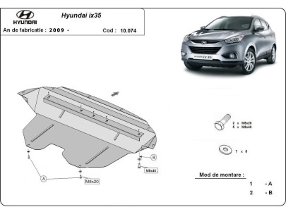 Ocelový kryt motoru Hyundai I30 (2007-2011)Hyundai i30 2