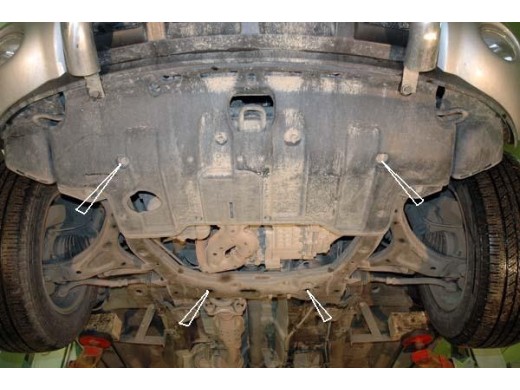 Ocelový kryt motoru Hyundai Veracruz (2009-2015)Hyundai Veracruz